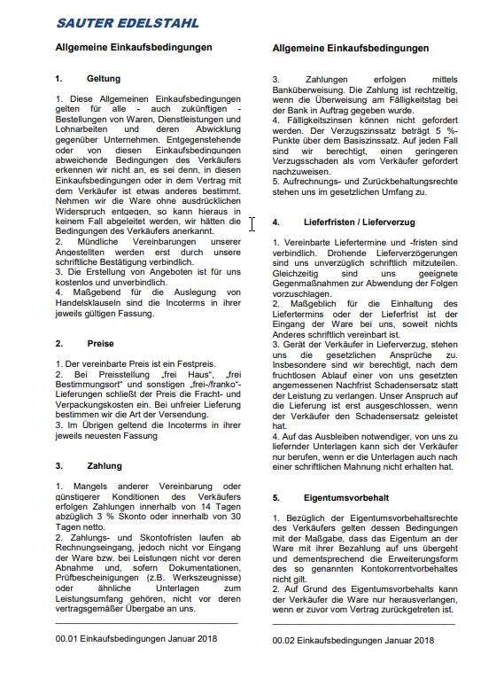 Einkaufsbedingungen1