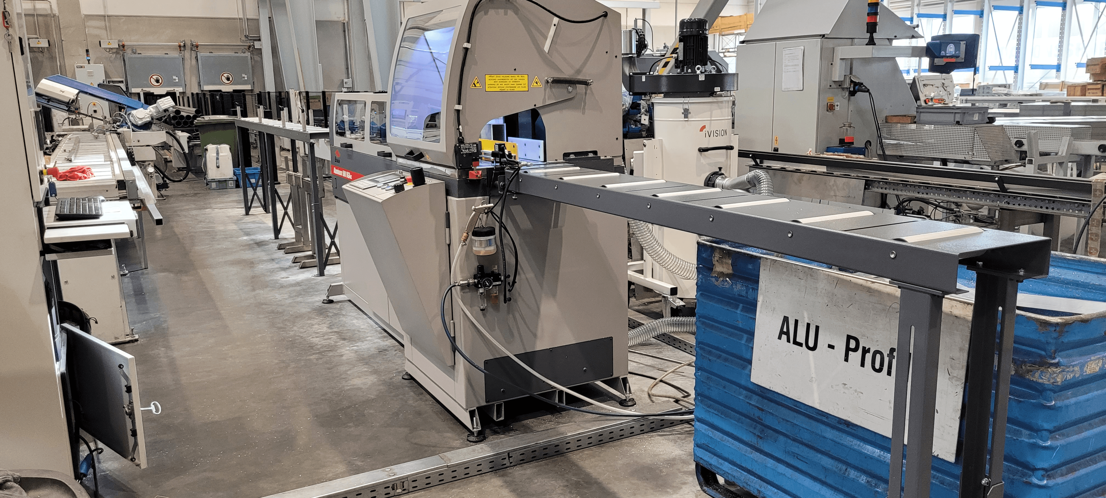 Aluminium-Doppelgehrungskreissäge